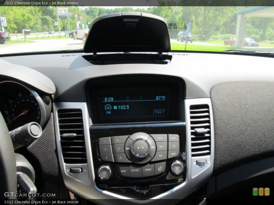 Jet Black Interior Controls for the 2012 Chevrolet Cruze Eco #53037581