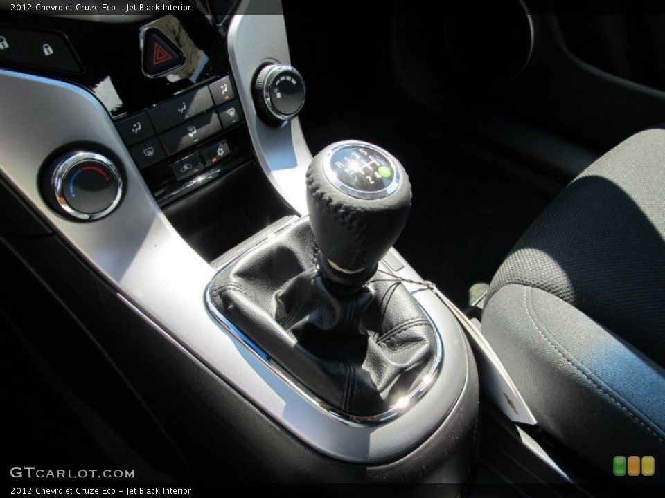 Jet Black Interior Transmission for the 2012 Chevrolet Cruze Eco #53037596