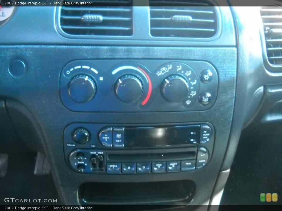 Dark Slate Gray Interior Controls for the 2002 Dodge Intrepid SXT #53040800
