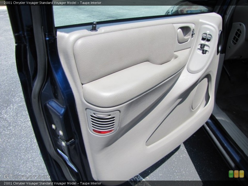 Taupe Interior Door Panel for the 2001 Chrysler Voyager  #53042384
