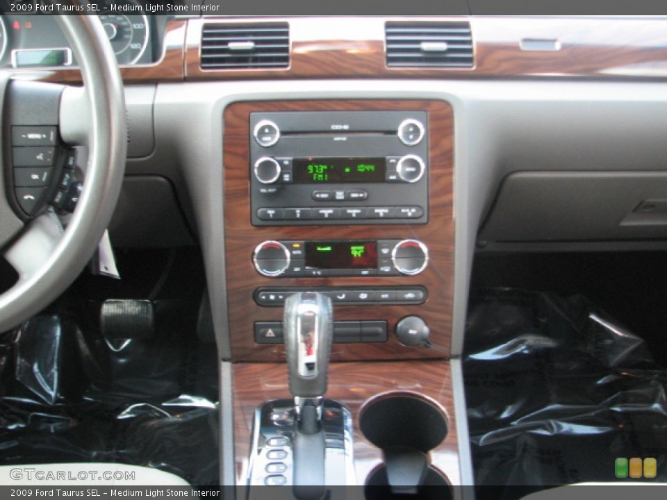 Medium Light Stone Interior Controls for the 2009 Ford Taurus SEL #53046044