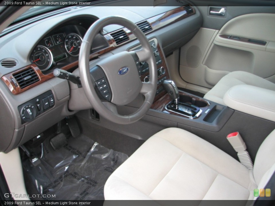 Medium Light Stone Interior Prime Interior for the 2009 Ford Taurus SEL #53046089