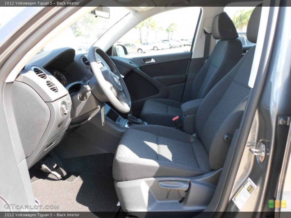 Black Interior Photo for the 2012 Volkswagen Tiguan S #53046608