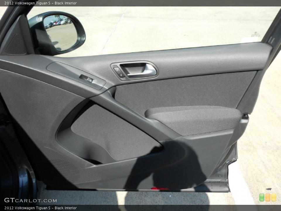 Black Interior Door Panel for the 2012 Volkswagen Tiguan S #53046617