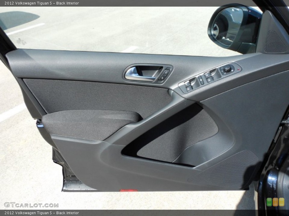 Black Interior Door Panel for the 2012 Volkswagen Tiguan S #53046887