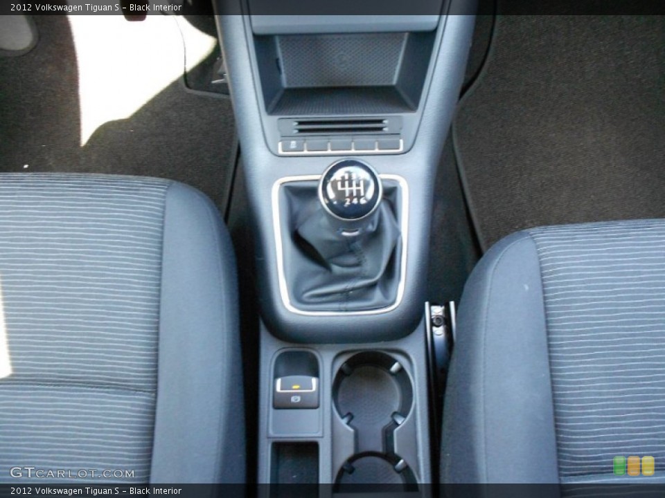Black Interior Transmission for the 2012 Volkswagen Tiguan S #53046983