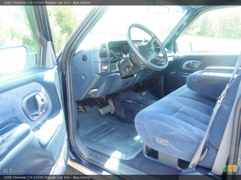 Blue Interior Photo for the 1996 Chevrolet C/K K1500 Regular Cab 4x4 #53052557