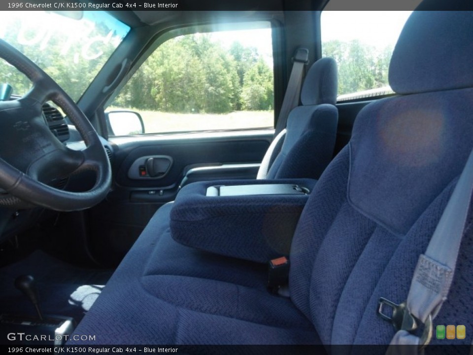 Blue Interior Photo for the 1996 Chevrolet C/K K1500 Regular Cab 4x4 #53052566