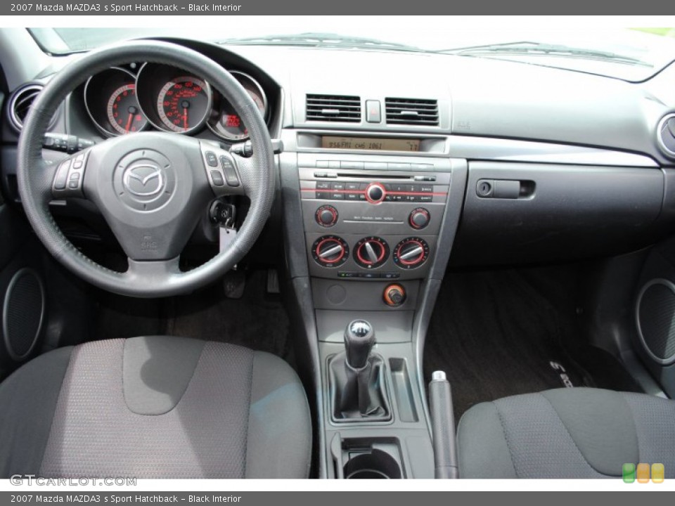 Black Interior Photo for the 2007 Mazda MAZDA3 s Sport Hatchback #53053676