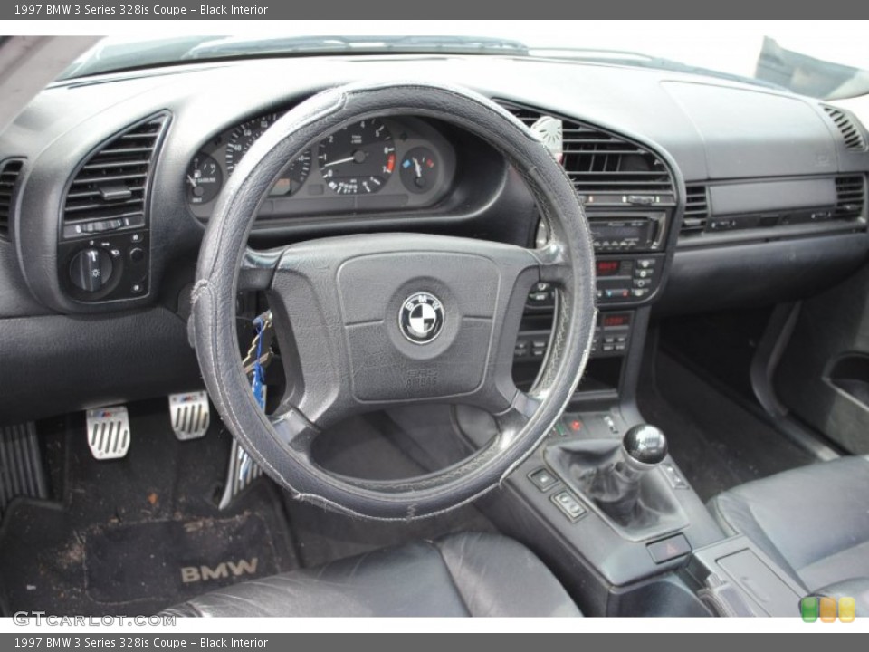 Black Interior Dashboard for the 1997 BMW 3 Series 328is Coupe #53054057