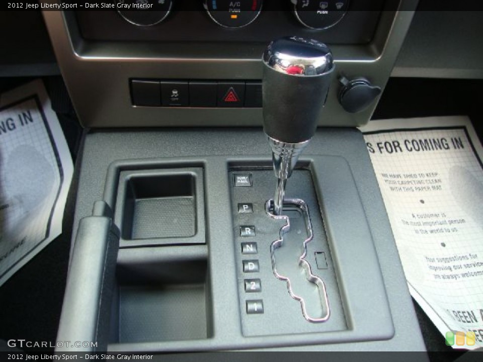 Dark Slate Gray Interior Transmission for the 2012 Jeep Liberty Sport #53057459