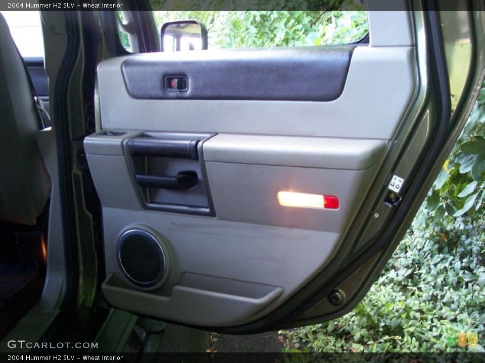 Wheat Interior Door Panel for the 2004 Hummer H2 SUV #53059712