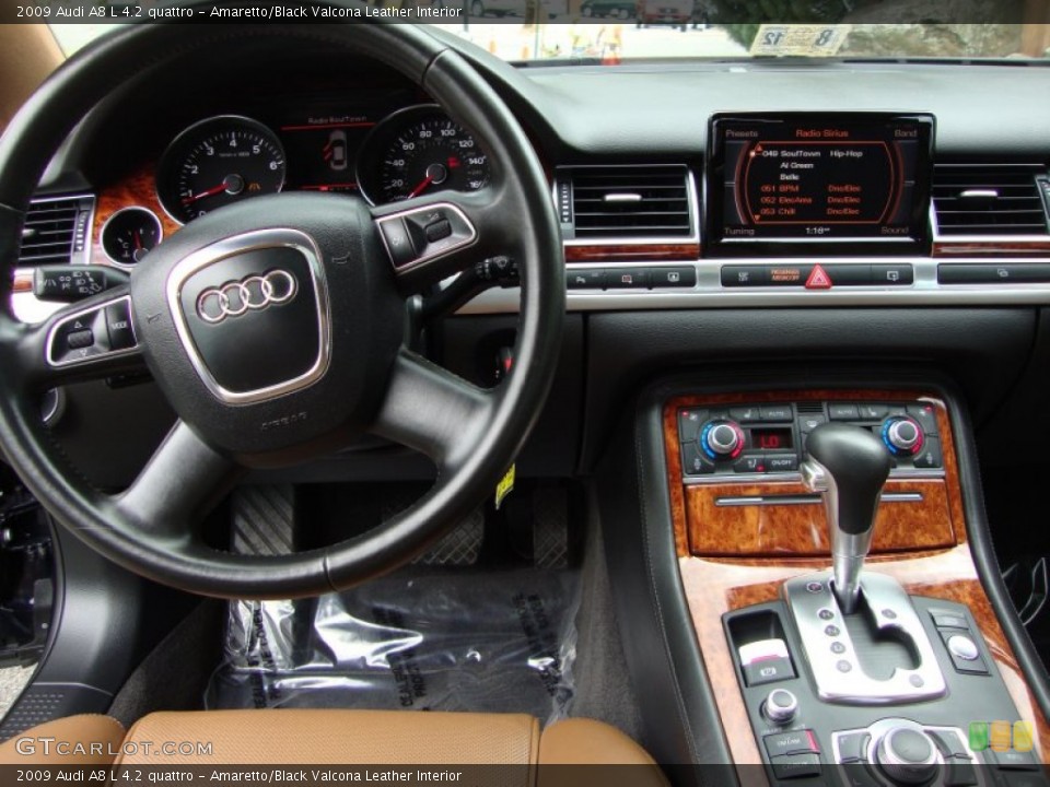 Amaretto/Black Valcona Leather Interior Dashboard for the 2009 Audi A8 L 4.2 quattro #53061797