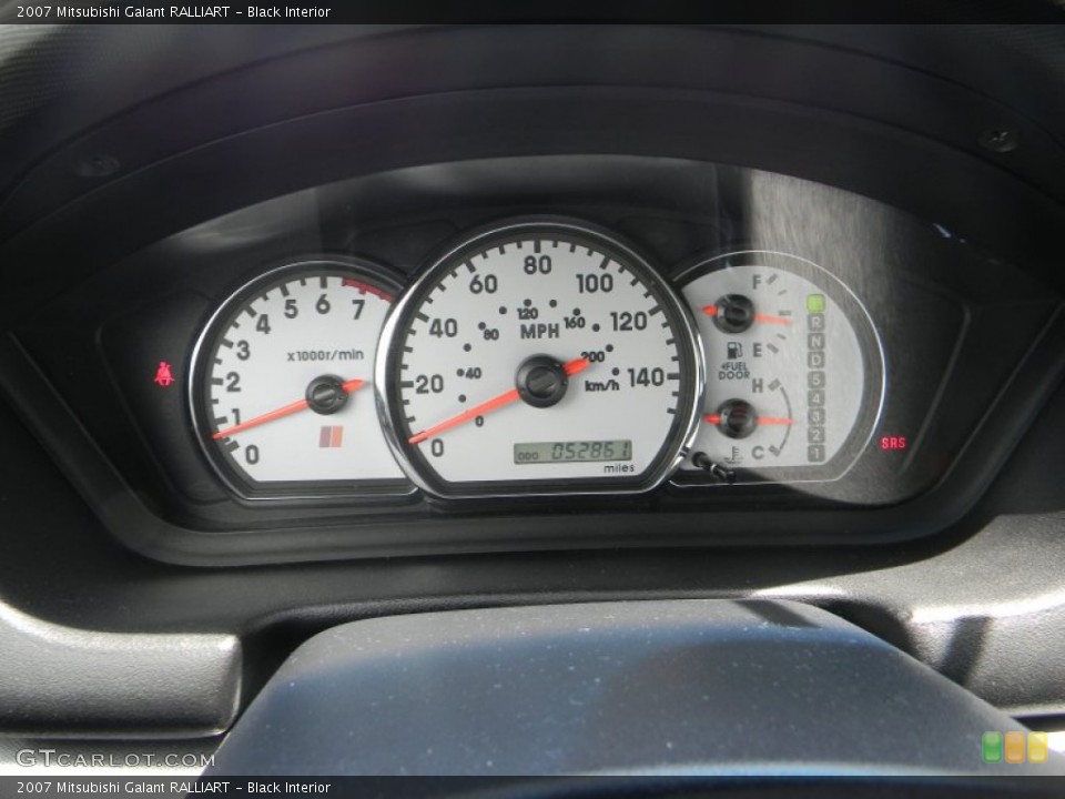 Black Interior Gauges for the 2007 Mitsubishi Galant RALLIART #53062712