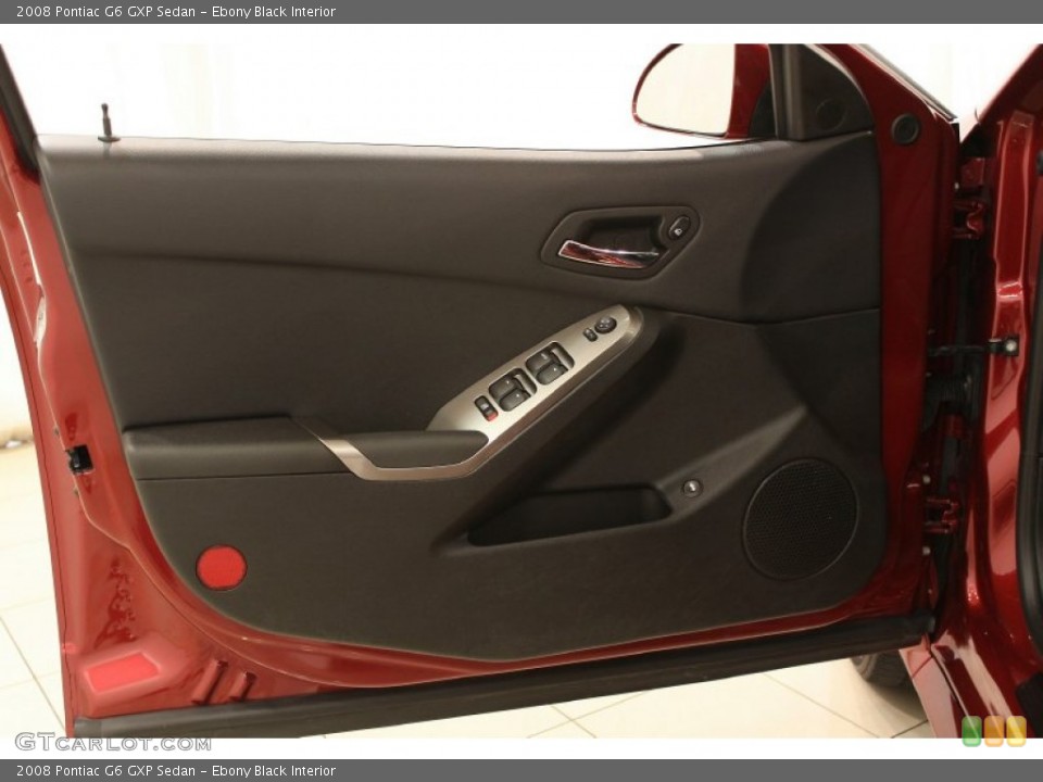 Ebony Black Interior Door Panel for the 2008 Pontiac G6 GXP Sedan #53062961