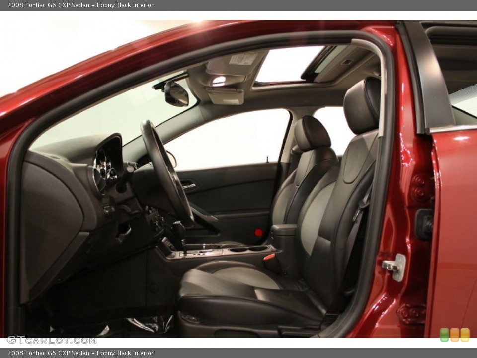 Ebony Black Interior Photo for the 2008 Pontiac G6 GXP Sedan #53062964