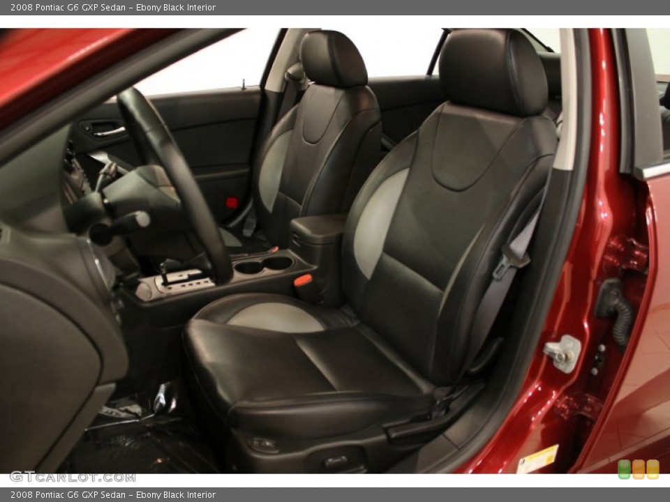 Ebony Black Interior Photo for the 2008 Pontiac G6 GXP Sedan #53062967