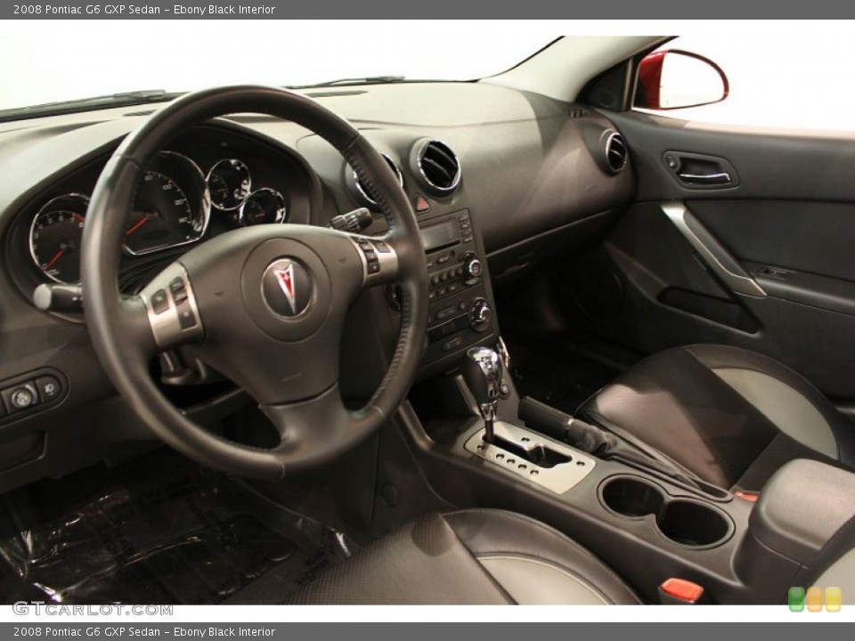 Ebony Black Interior Prime Interior for the 2008 Pontiac G6 GXP Sedan #53062970