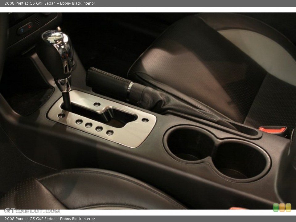 Ebony Black Interior Transmission for the 2008 Pontiac G6 GXP Sedan #53062973