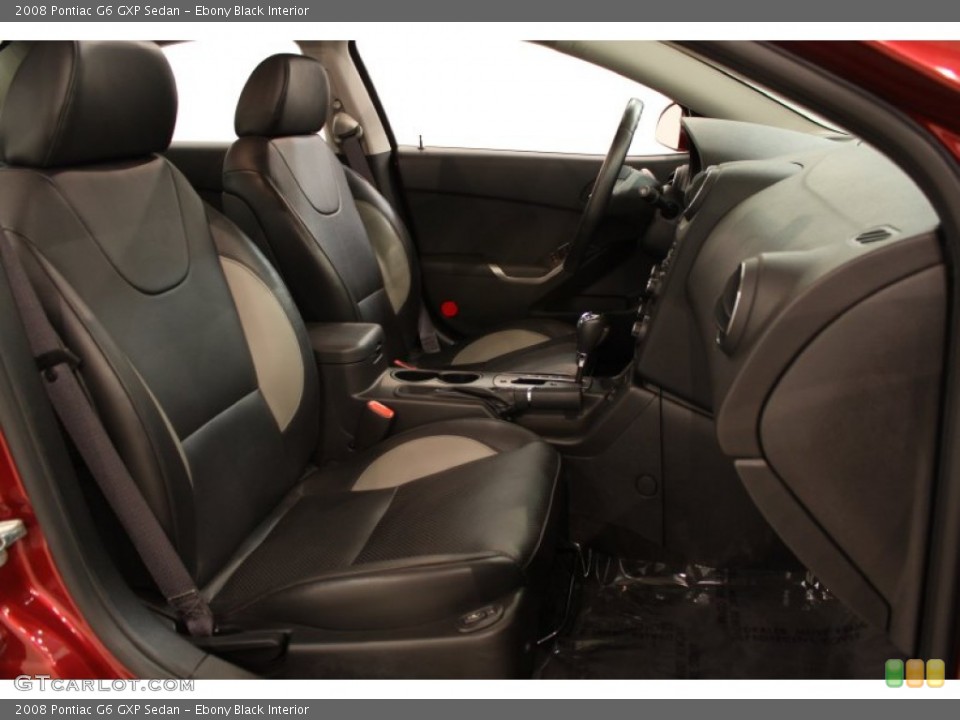 Ebony Black Interior Photo for the 2008 Pontiac G6 GXP Sedan #53062985