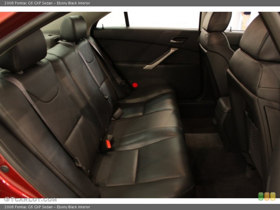 Ebony Black Interior Photo for the 2008 Pontiac G6 GXP Sedan #53062988
