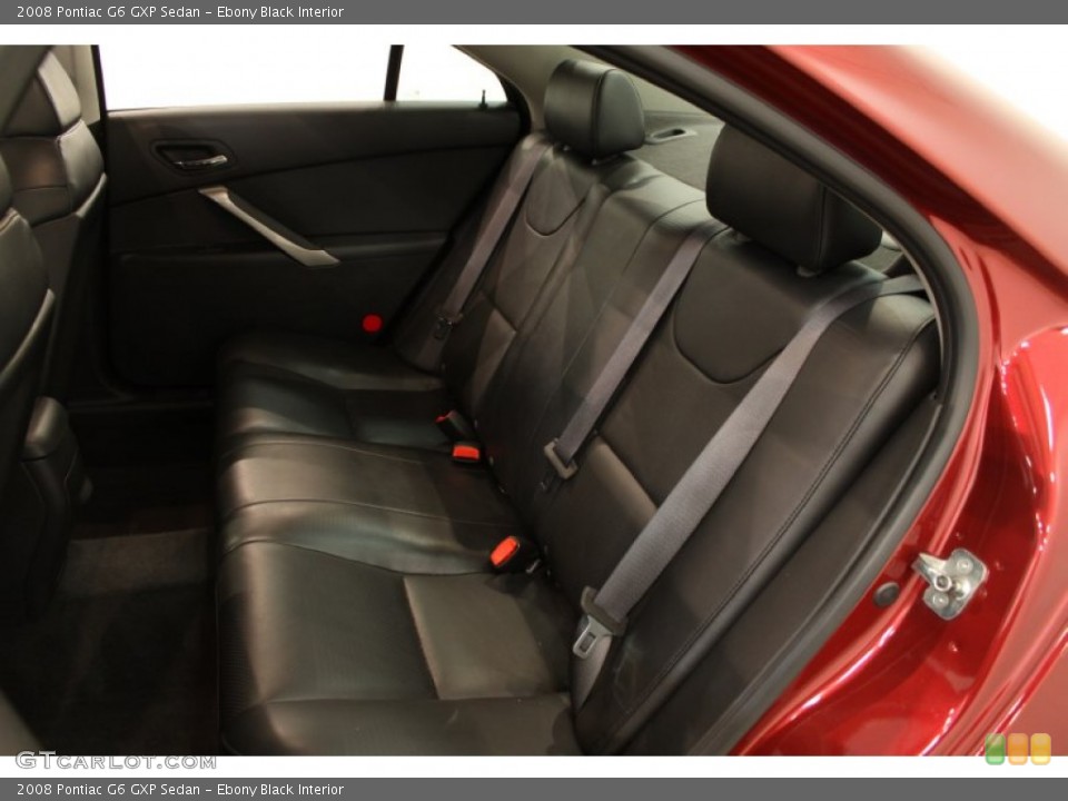 Ebony Black Interior Photo for the 2008 Pontiac G6 GXP Sedan #53062991