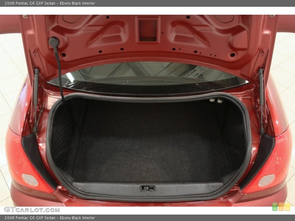 Ebony Black Interior Trunk for the 2008 Pontiac G6 GXP Sedan #53062997