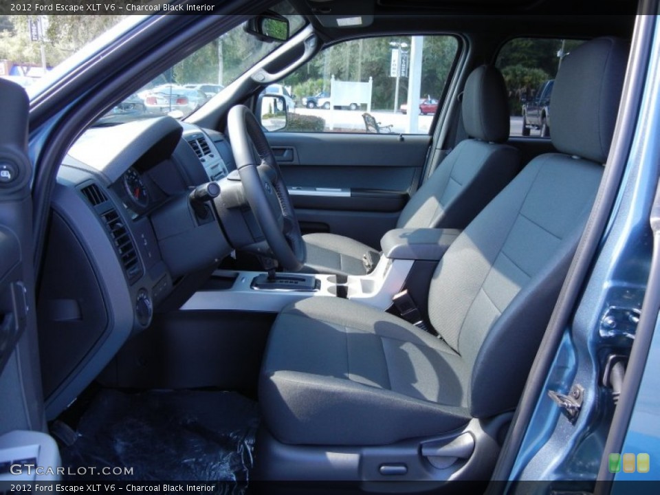 Charcoal Black Interior Photo for the 2012 Ford Escape XLT V6 #53066041