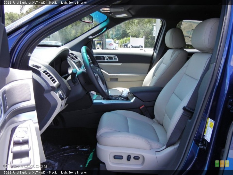 Medium Light Stone Interior Photo for the 2012 Ford Explorer XLT 4WD #53066407