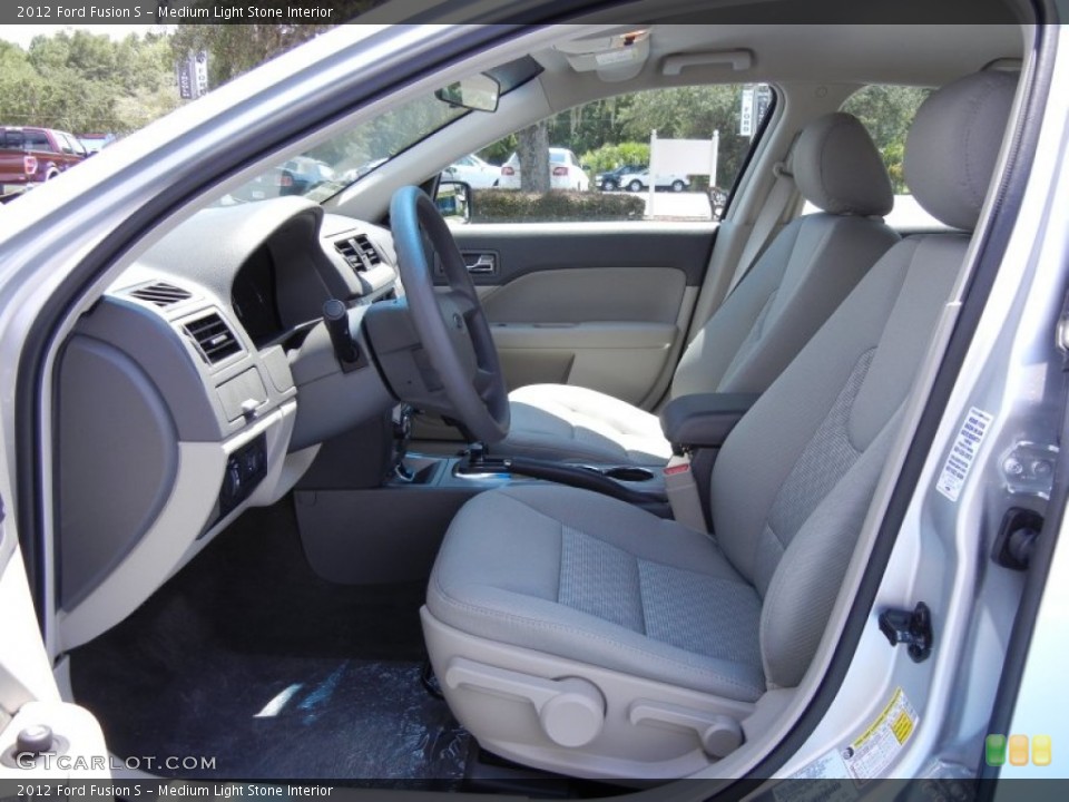 Medium Light Stone Interior Photo for the 2012 Ford Fusion S #53066617