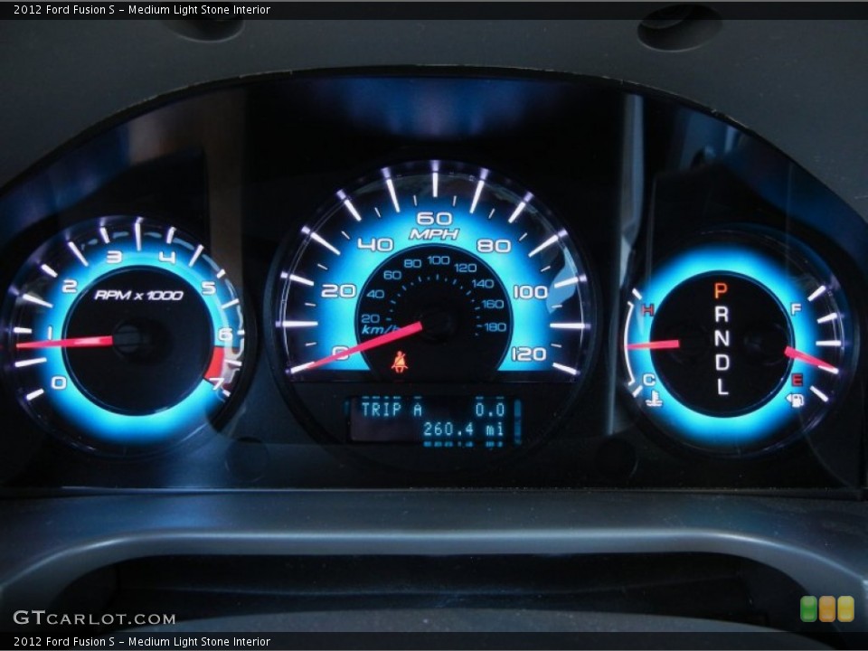 Medium Light Stone Interior Gauges for the 2012 Ford Fusion S #53066665