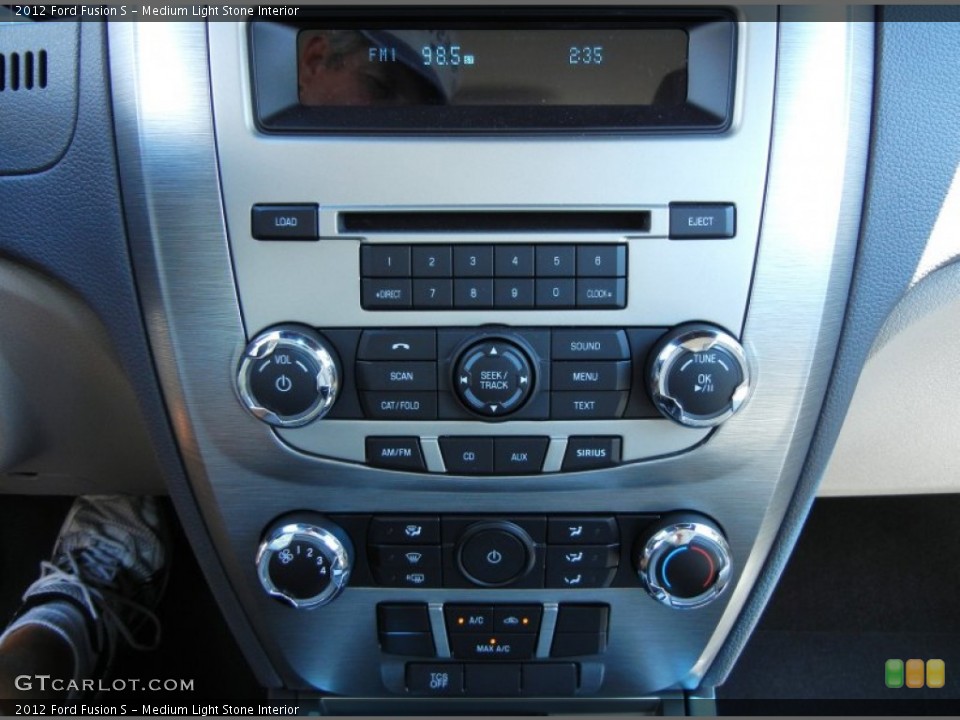 Medium Light Stone Interior Controls for the 2012 Ford Fusion S #53066680
