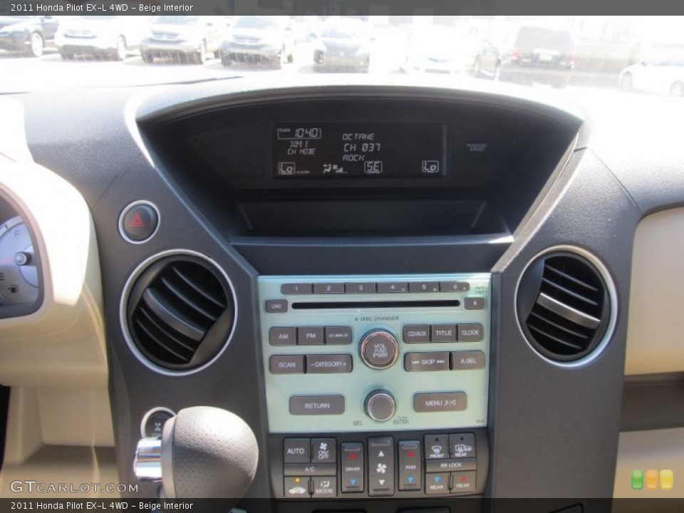 Beige Interior Controls for the 2011 Honda Pilot EX-L 4WD #53067037