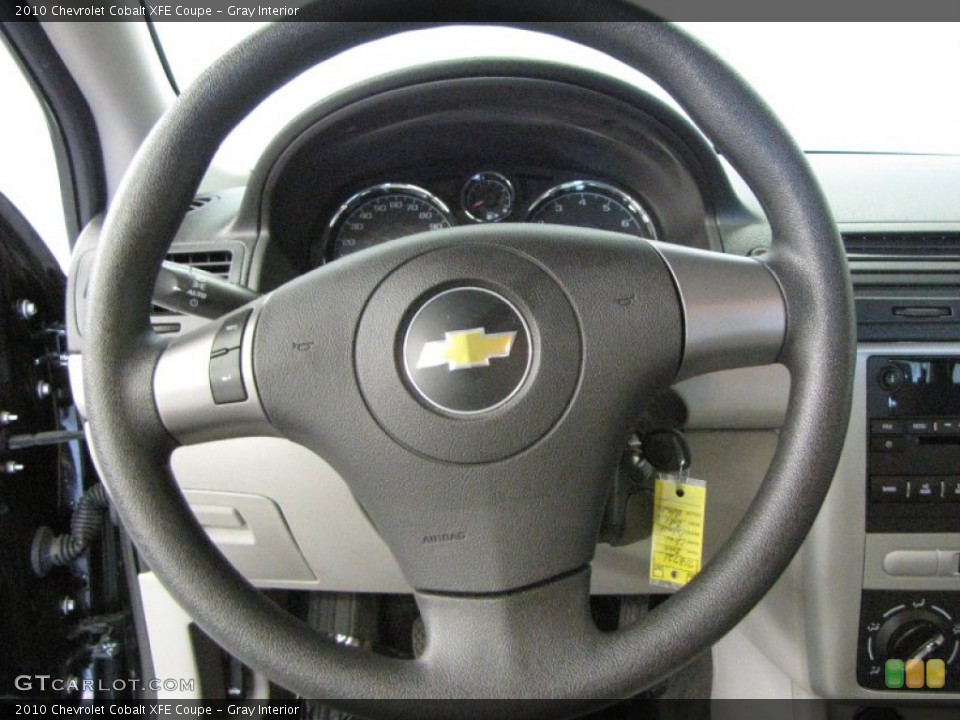 Gray Interior Steering Wheel for the 2010 Chevrolet Cobalt XFE Coupe #53067439