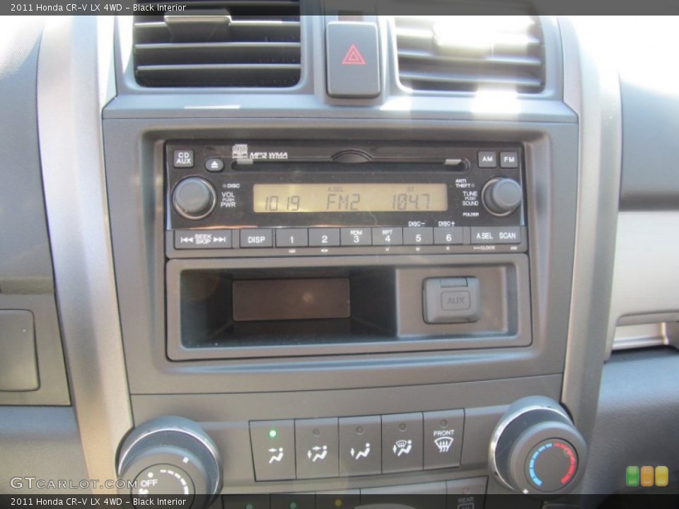 Black Interior Audio System for the 2011 Honda CR-V LX 4WD #53067565