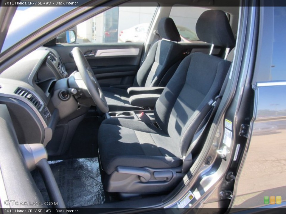 Black Interior Photo for the 2011 Honda CR-V SE 4WD #53067865
