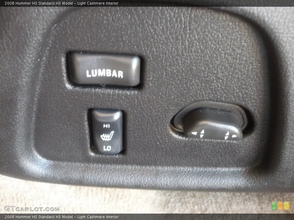 Light Cashmere Interior Controls for the 2008 Hummer H3  #53069563