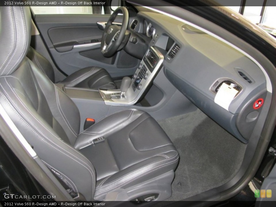 R-Design Off Black Interior Photo for the 2012 Volvo S60 R-Design AWD #53070298