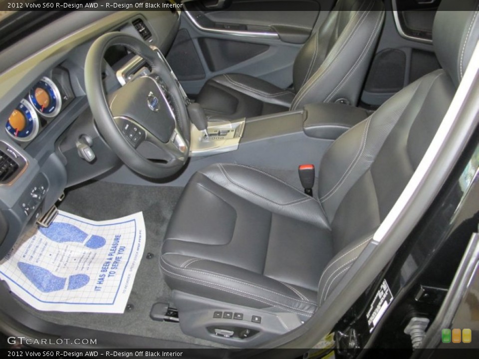 R-Design Off Black Interior Photo for the 2012 Volvo S60 R-Design AWD #53070343