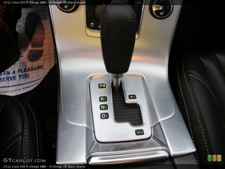 R-Design Off Black Interior Transmission for the 2012 Volvo S60 R-Design AWD #53070412