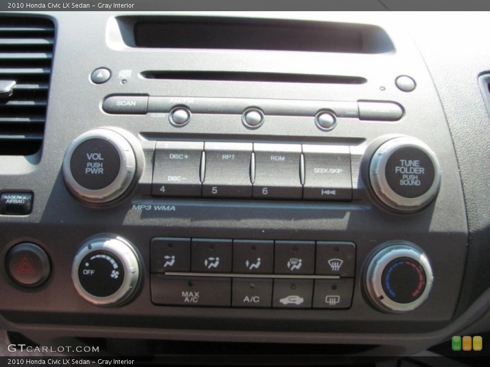 Gray Interior Audio System for the 2010 Honda Civic LX Sedan #53070901