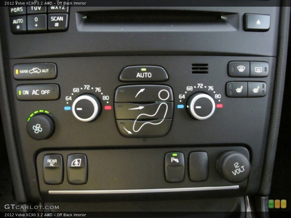 Off Black Interior Controls for the 2012 Volvo XC90 3.2 AWD #53070958
