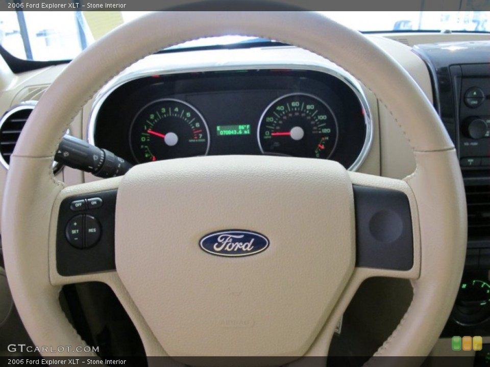 Stone Interior Steering Wheel for the 2006 Ford Explorer XLT #53071189