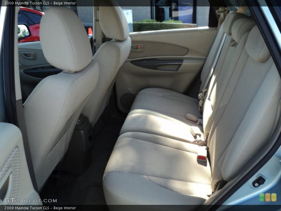 Beige Interior Photo for the 2009 Hyundai Tucson GLS #53074420