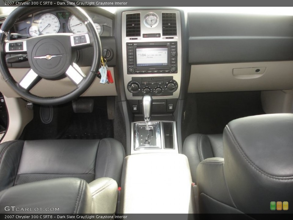 Dark Slate Gray/Light Graystone Interior Dashboard for the 2007 Chrysler 300 C SRT8 #53075602
