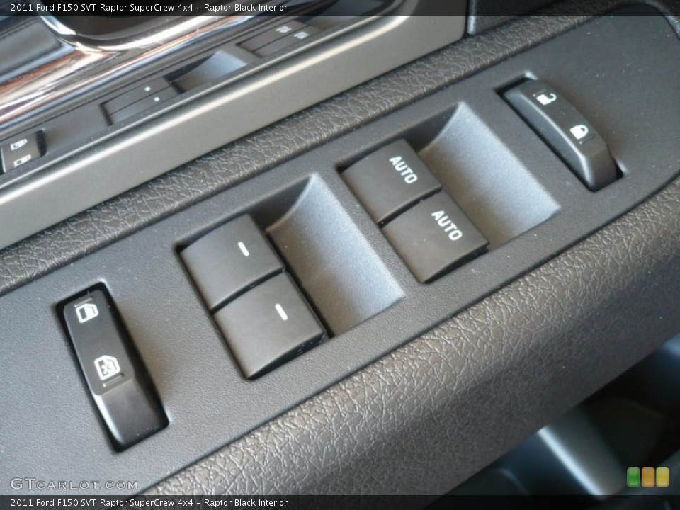 Raptor Black Interior Controls for the 2011 Ford F150 SVT Raptor SuperCrew 4x4 #53077108