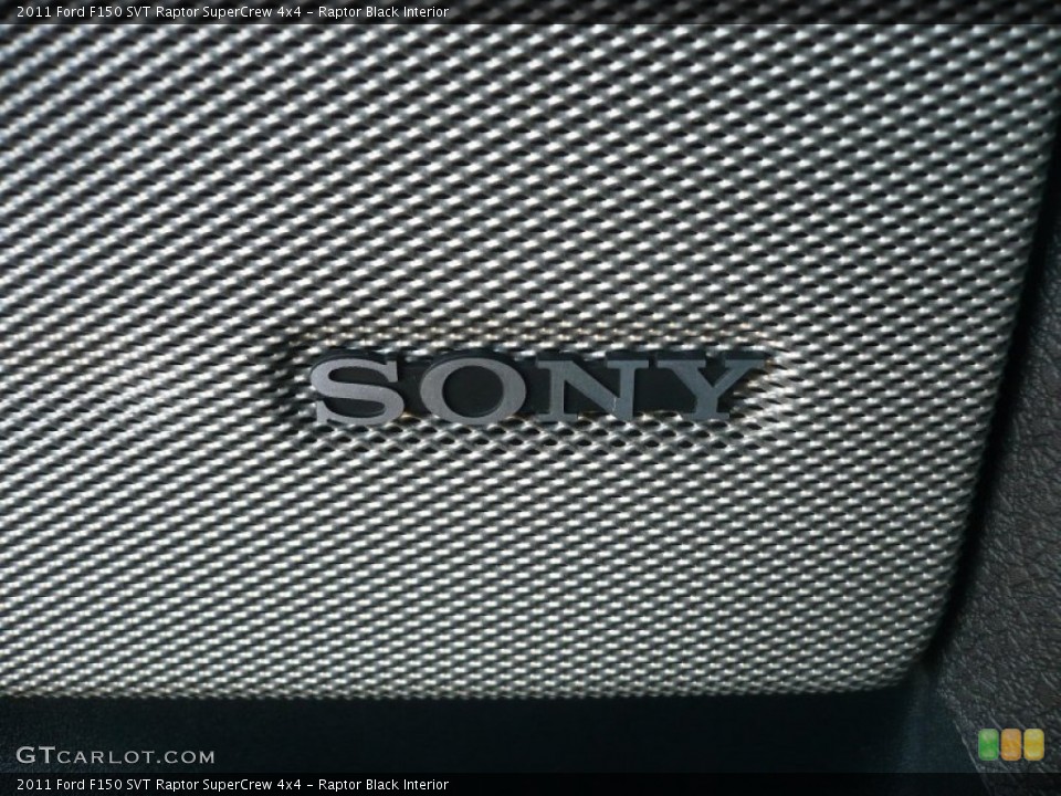 Raptor Black Interior Audio System for the 2011 Ford F150 SVT Raptor SuperCrew 4x4 #53077120