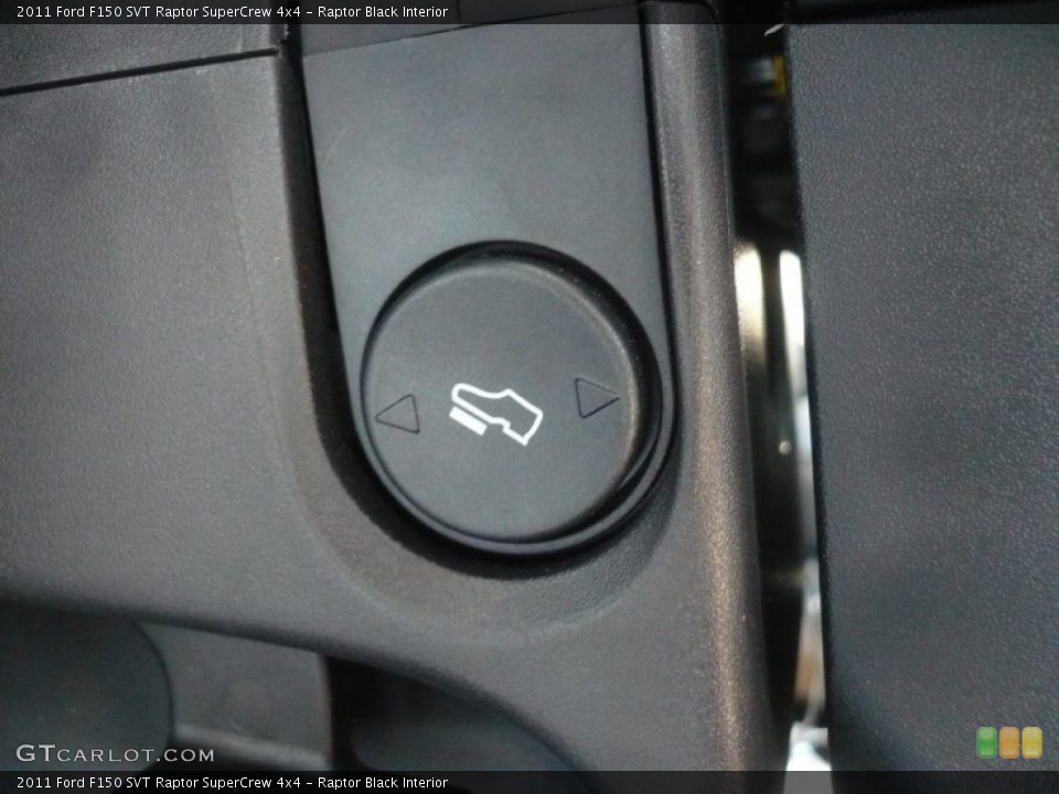 Raptor Black Interior Controls for the 2011 Ford F150 SVT Raptor SuperCrew 4x4 #53077393