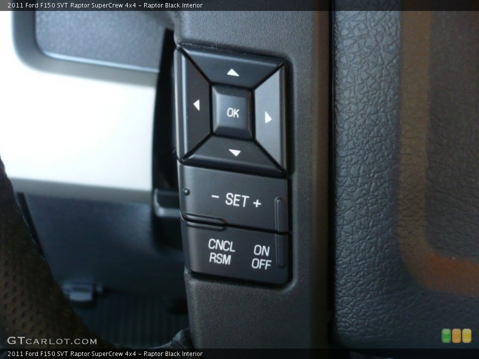 Raptor Black Interior Controls for the 2011 Ford F150 SVT Raptor SuperCrew 4x4 #53077408