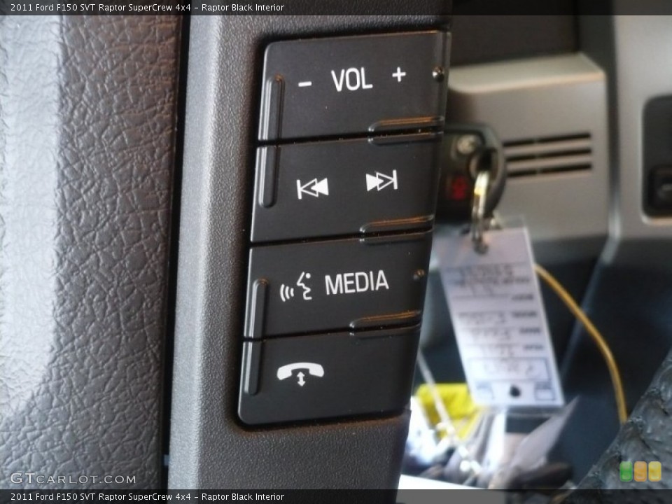 Raptor Black Interior Controls for the 2011 Ford F150 SVT Raptor SuperCrew 4x4 #53077423